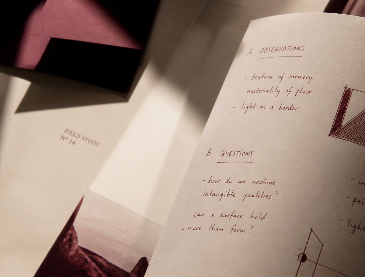Research notes and field study documents